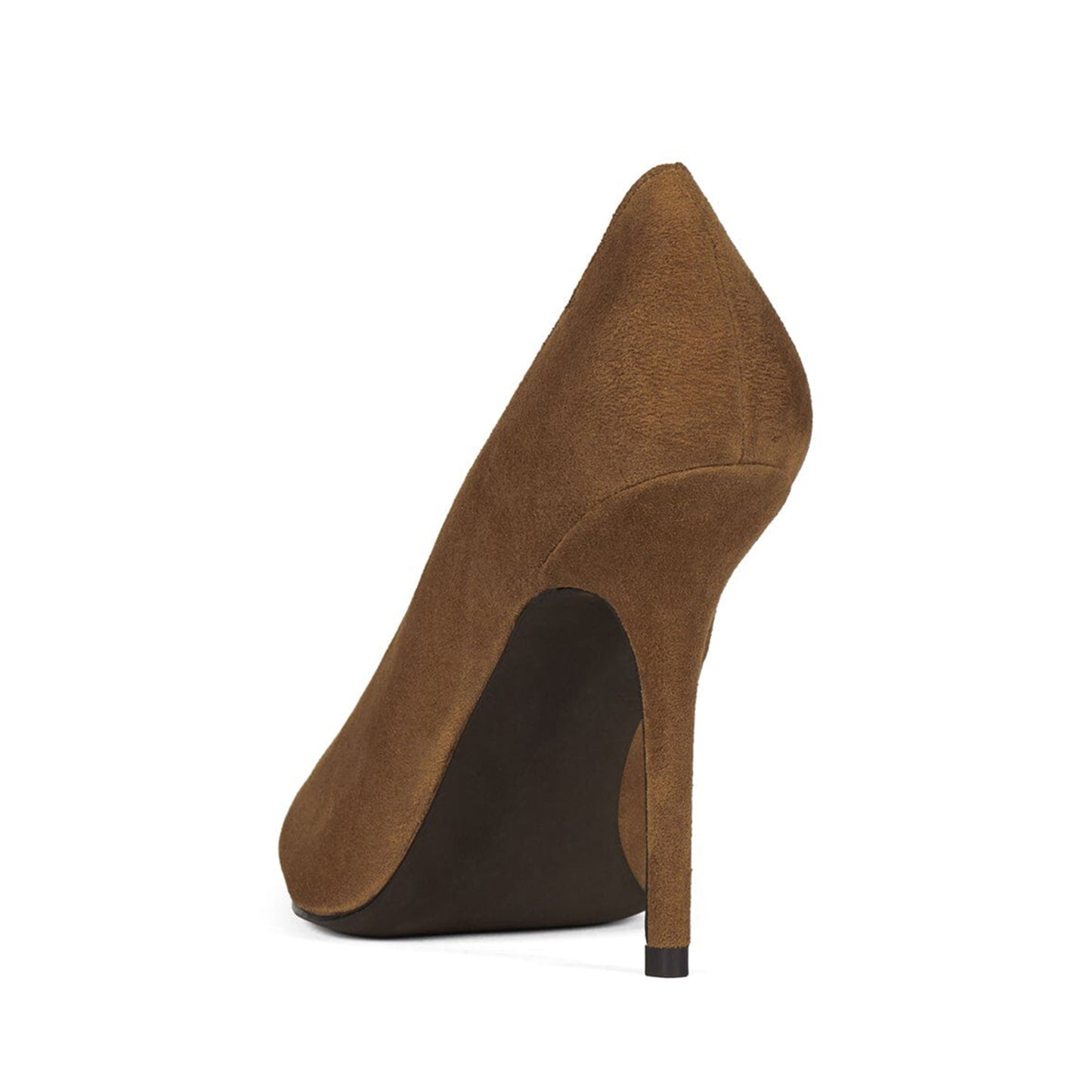 Dark Blush Faux Suede Pointed-Toe Classic Stiletto High Heels