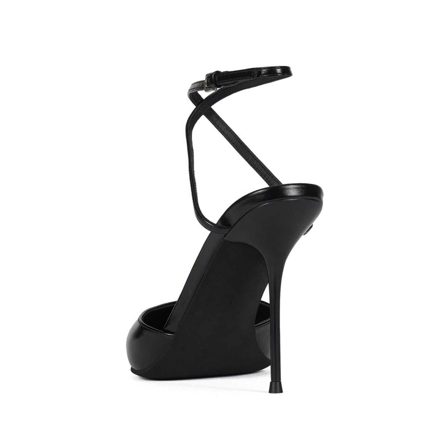 Black Pointed-Toe Slingback Simple Pumps High Heels