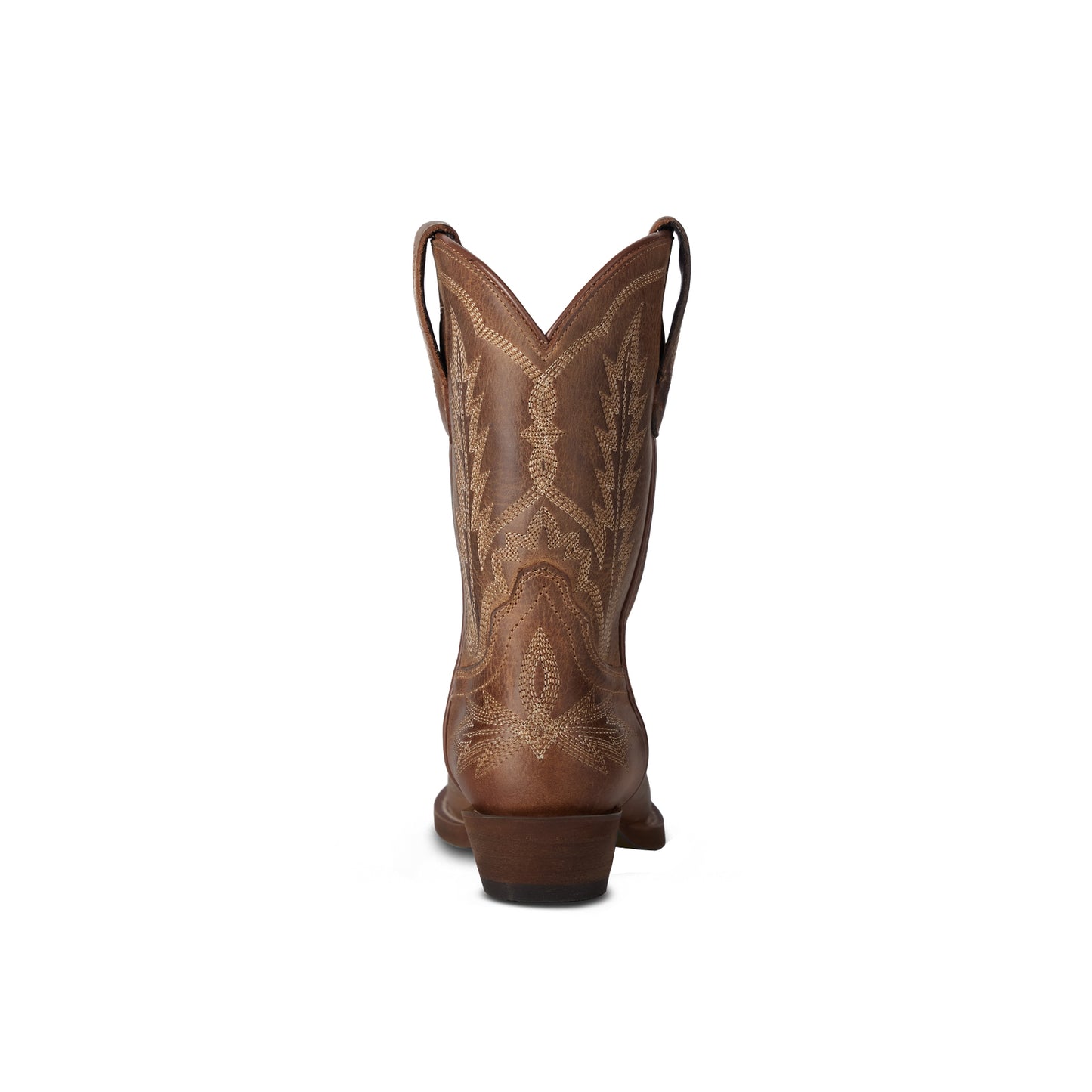 Brown Snip-Toe Western Embroidery Ankle Classic Cowgirl Boots