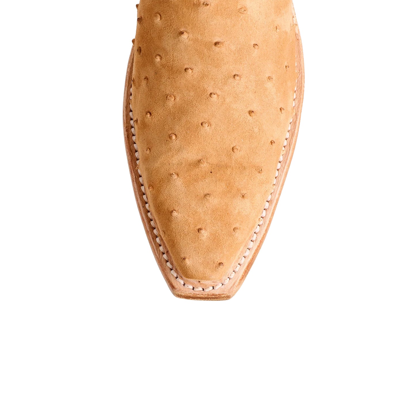Contrast Brandy And Tan Snip-Toe Embroidery Mid Calf Cowgirl Boots