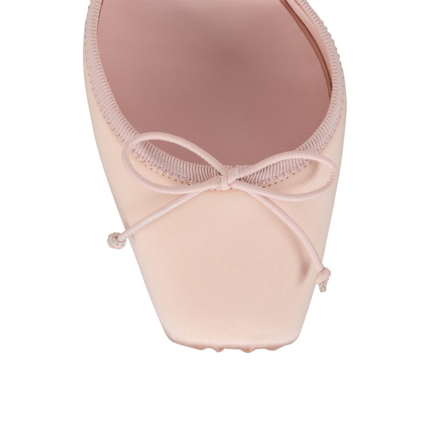 Satin Square-Toe Pink Woolen Shaft With Rhinestone Knee High Stiletto Boots