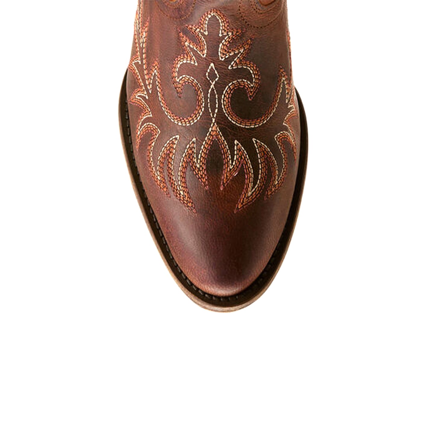 Sienna Round-Toe Stitching Ankle Cowgirl Boots