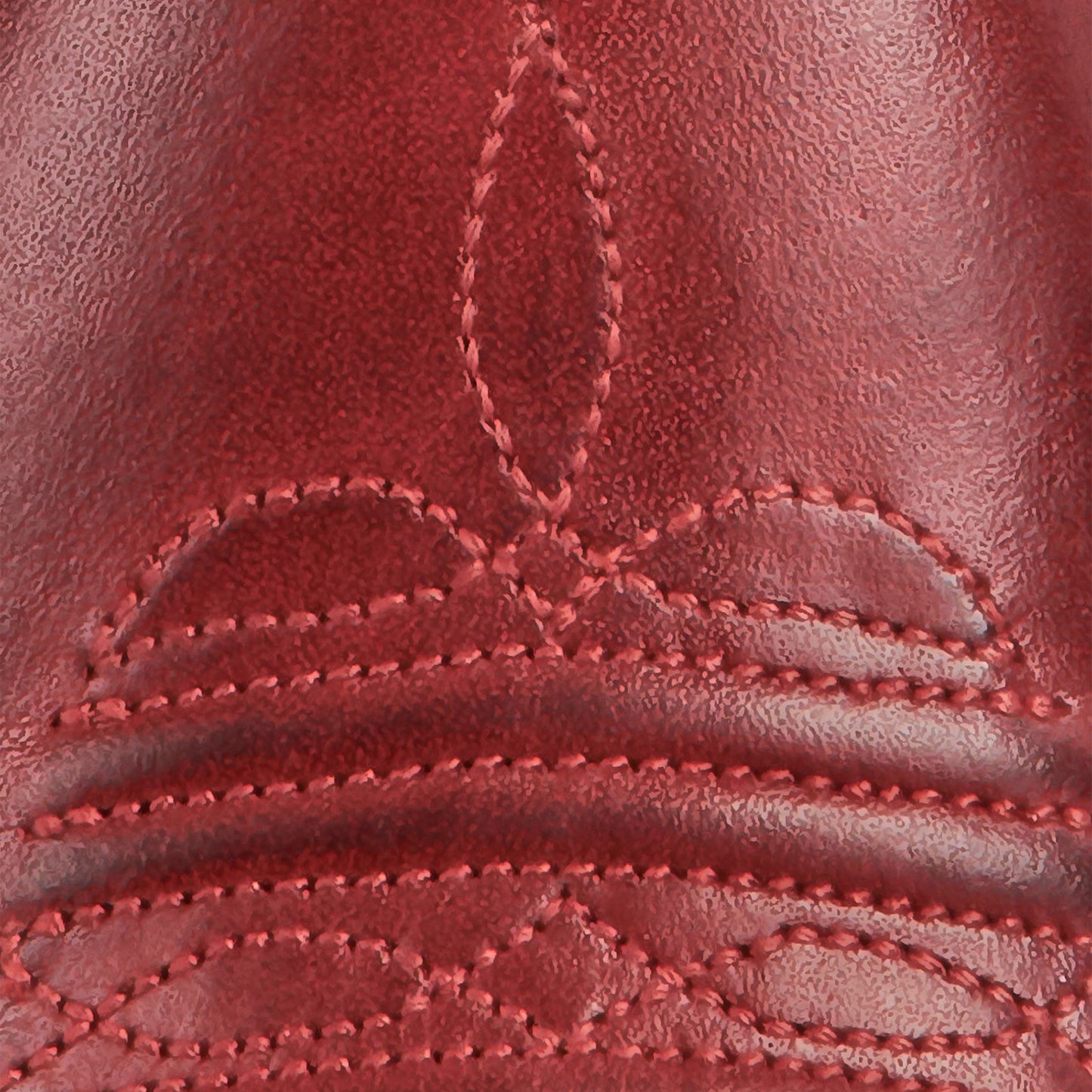 Red Round-Toe Simple Mid Calf Chic Classic Cowgirl Boots