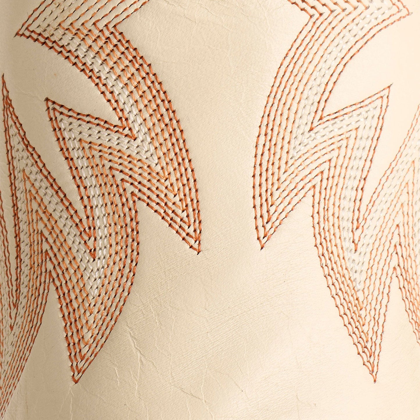 Bone Snip-Toe Western Embroidery Mid Calf Chic Cowgirl Boots
