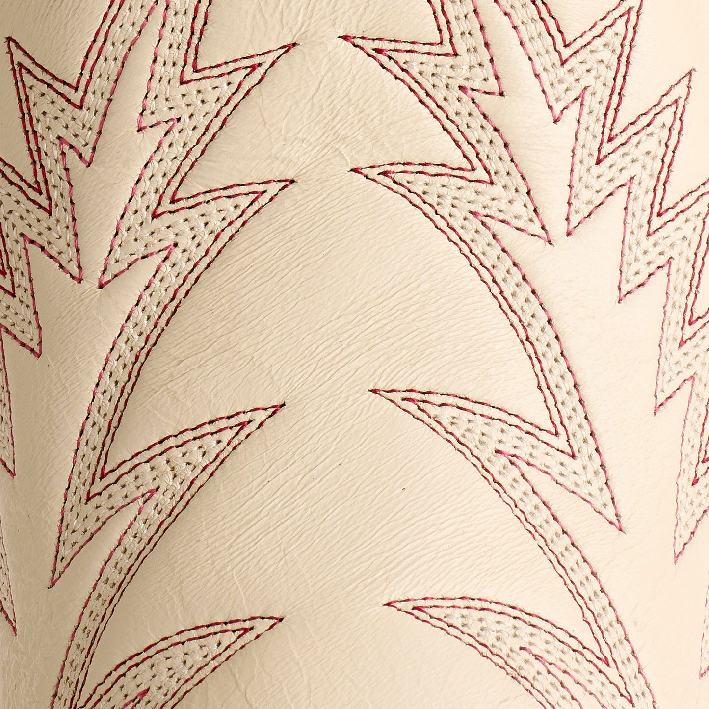 Cream Snip-Toe Western Embroidery Wide Calf Chic Knee High Cowgirl Boots