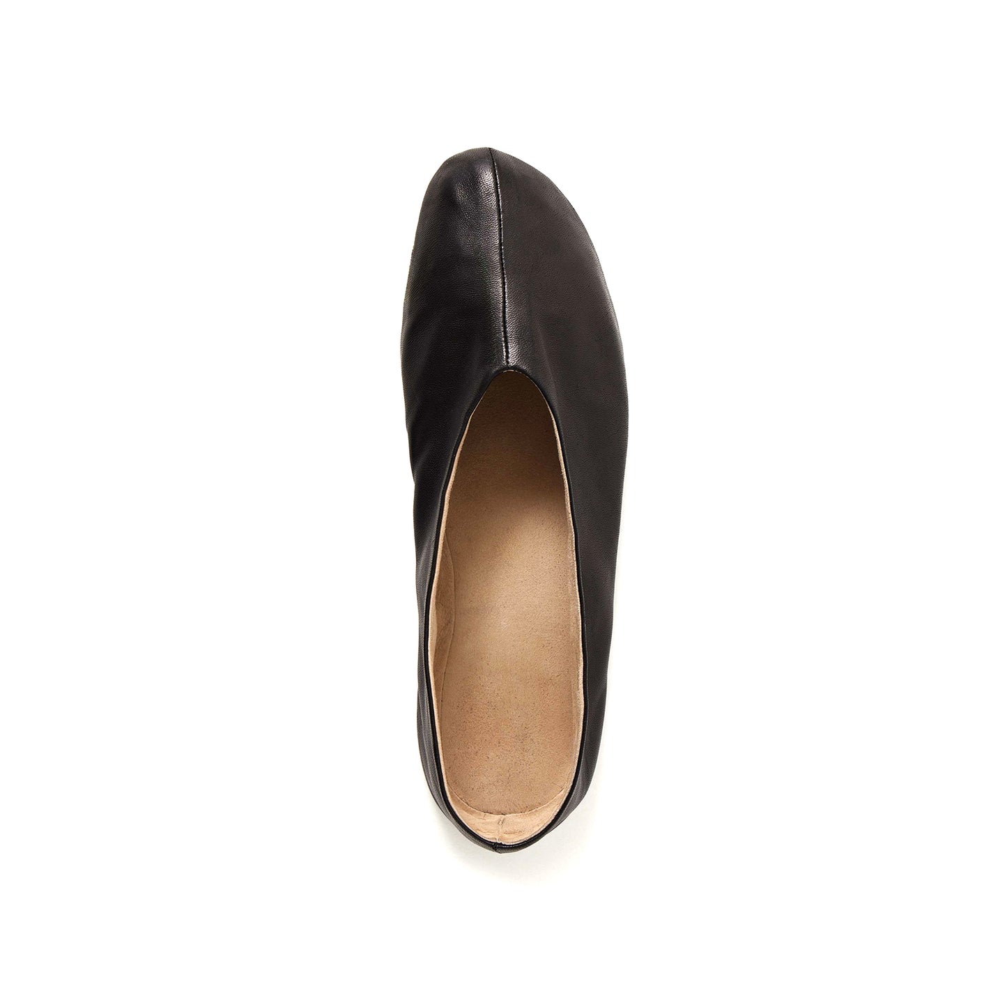 Black Round-Toe Classic Ballet Simple Flats