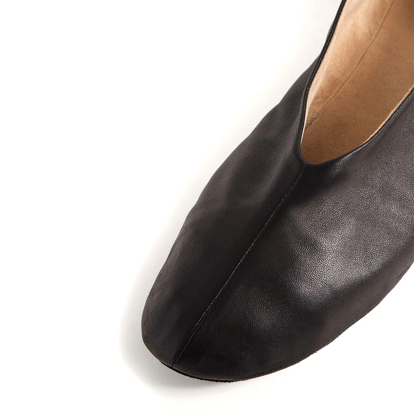 Black Round-Toe Classic Ballet Simple Flats