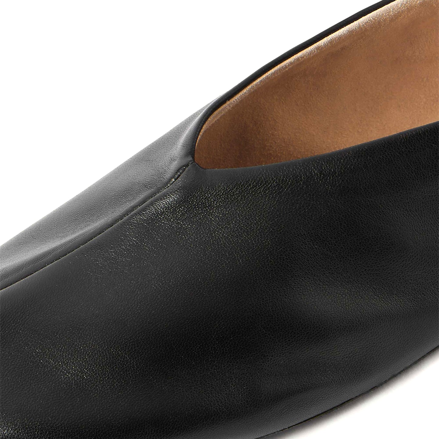 Black Round-Toe Classic Sleek Ballet Simple Flats