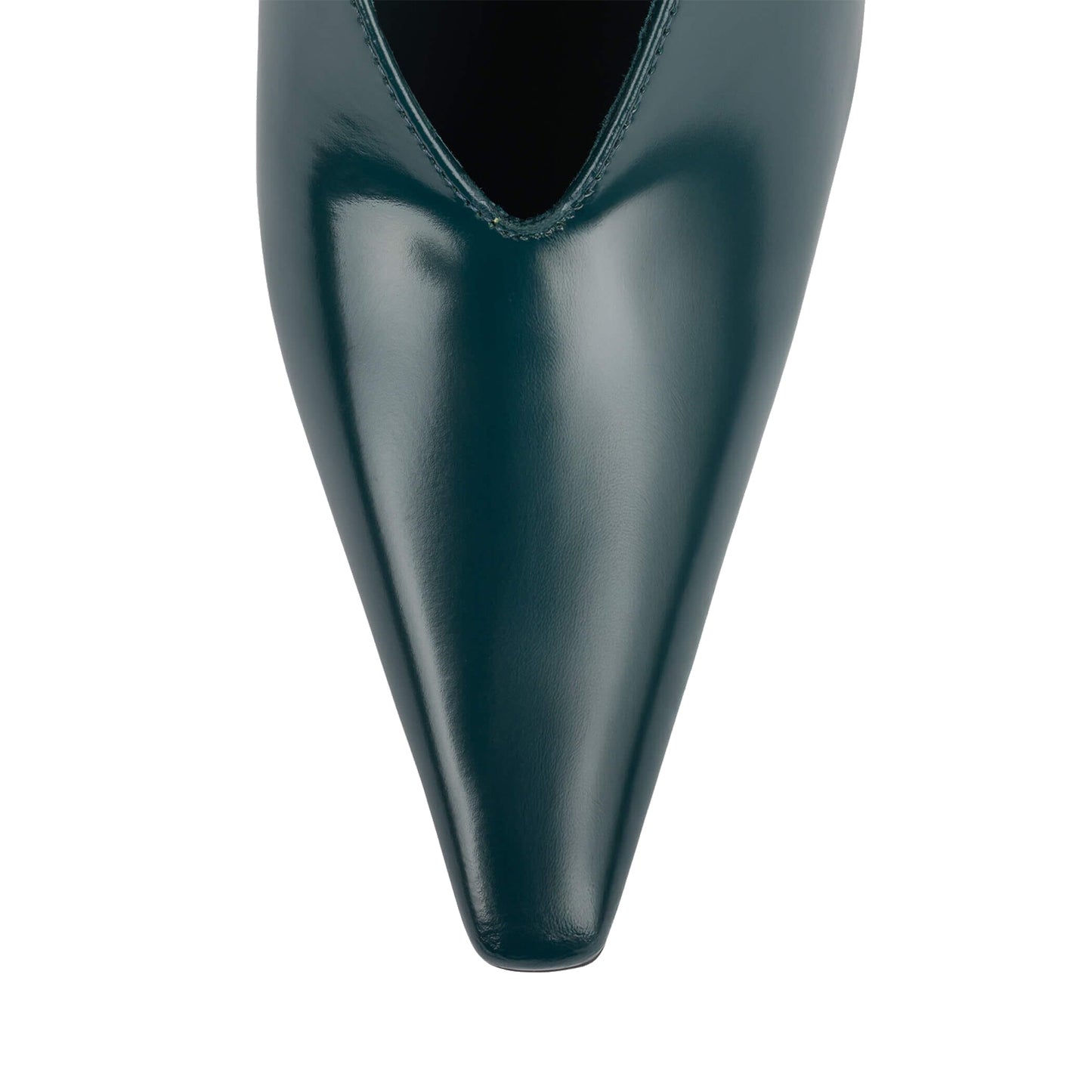 Turquoise Snip-Toe Slip-On Classic High Heels