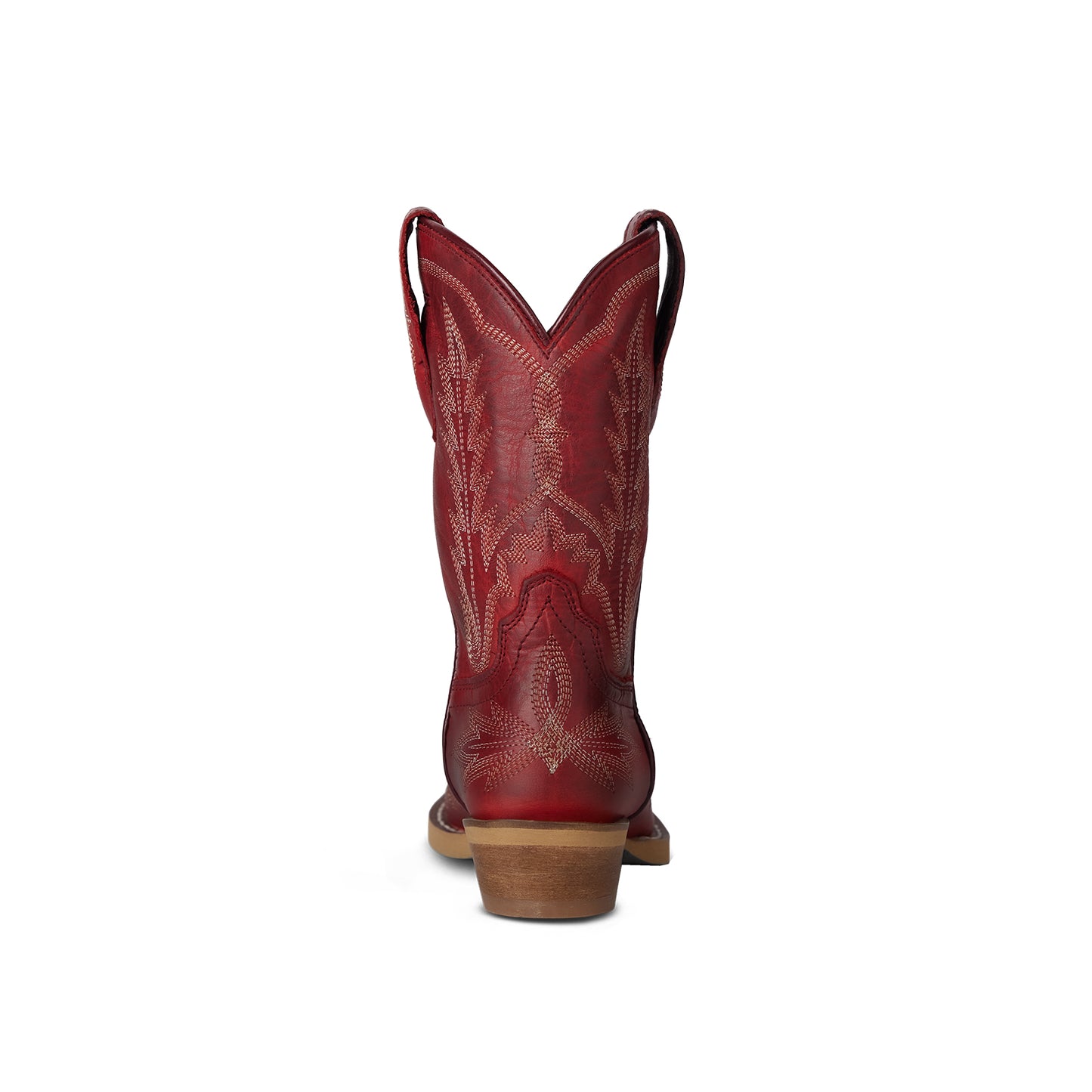 Ruby Red Snip-Toe Western Embroidery Ankle Classic Cowgirl Boots