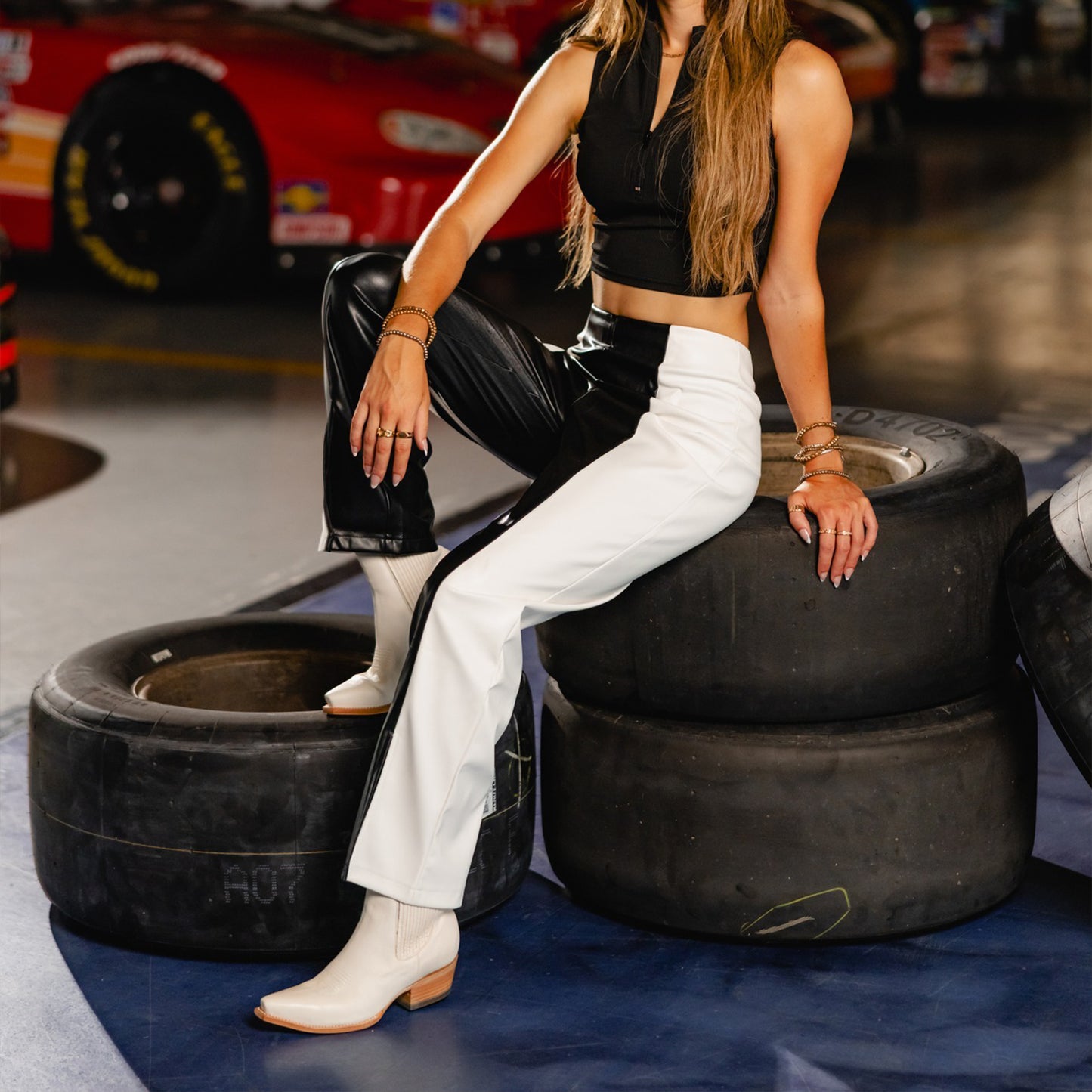 White Snip-Toe Classic Simple Ankle Cowgirl Boots